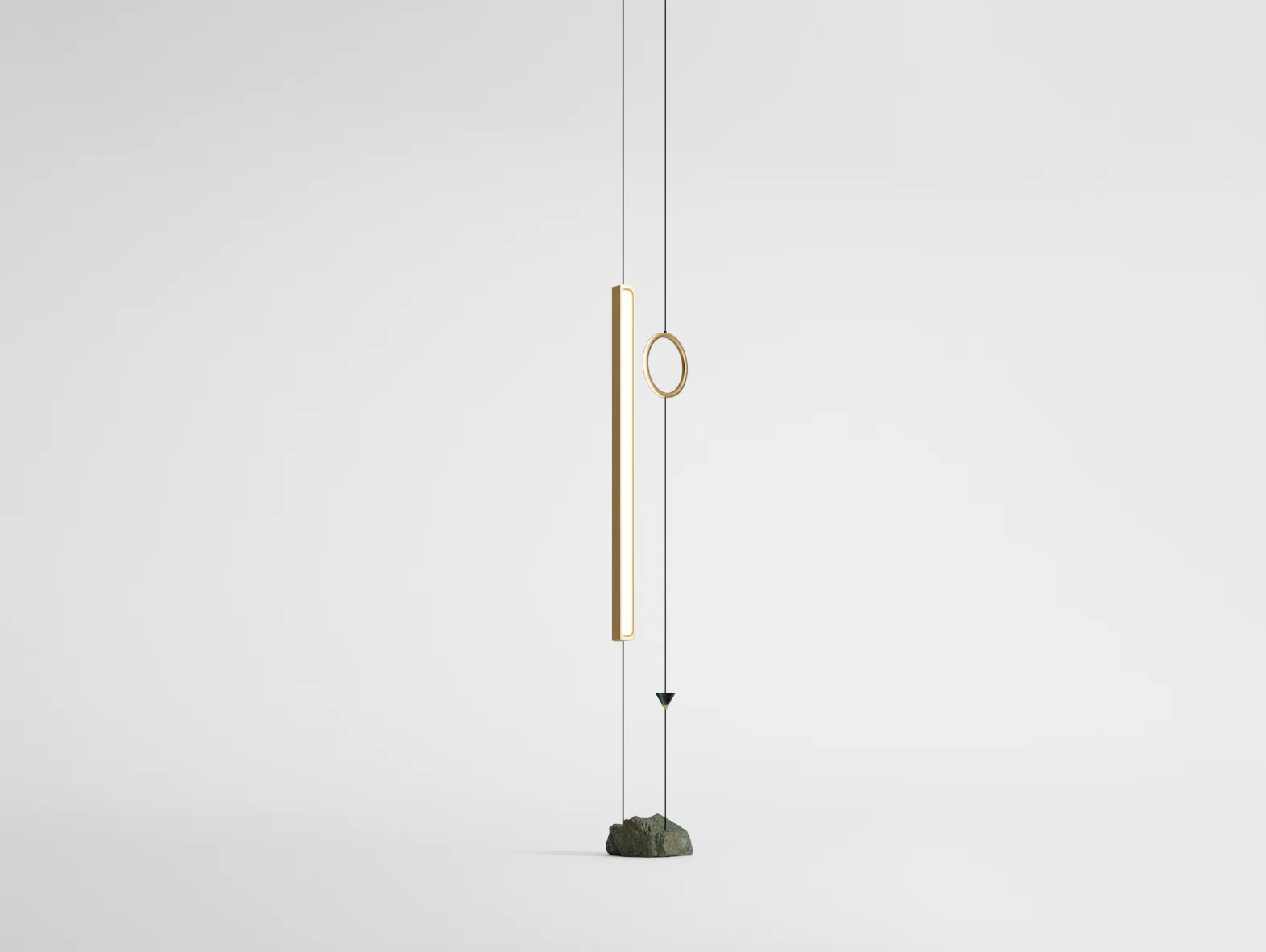 GIOPATO & COOMBES MILKY WAY FLOOR TO CEILING COLUMN Ø12" x H77"