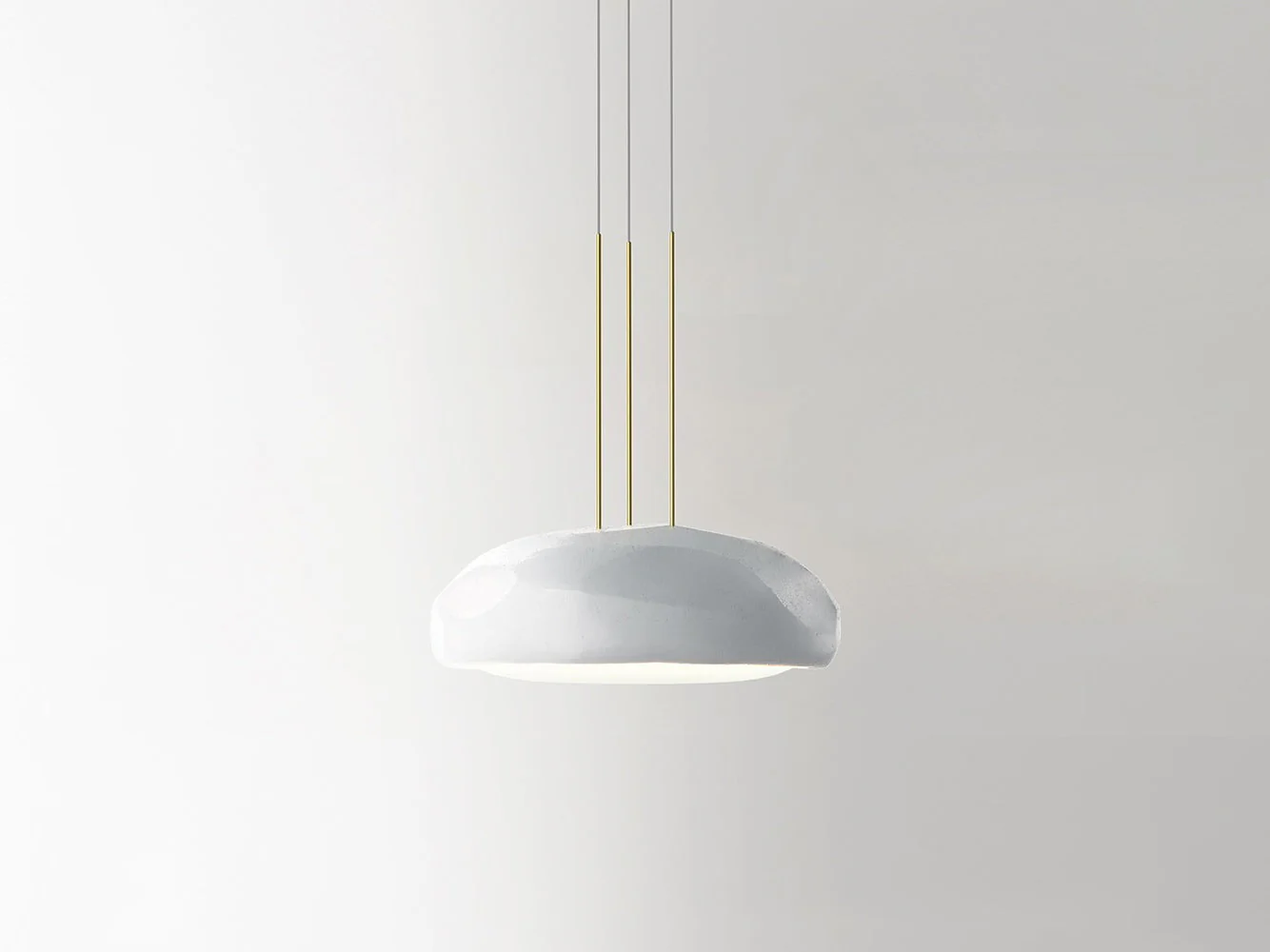 GIOPATO & COOMBES MOONSTONE DOME 70 PENDANT W27.5" x D27" x H29.5"