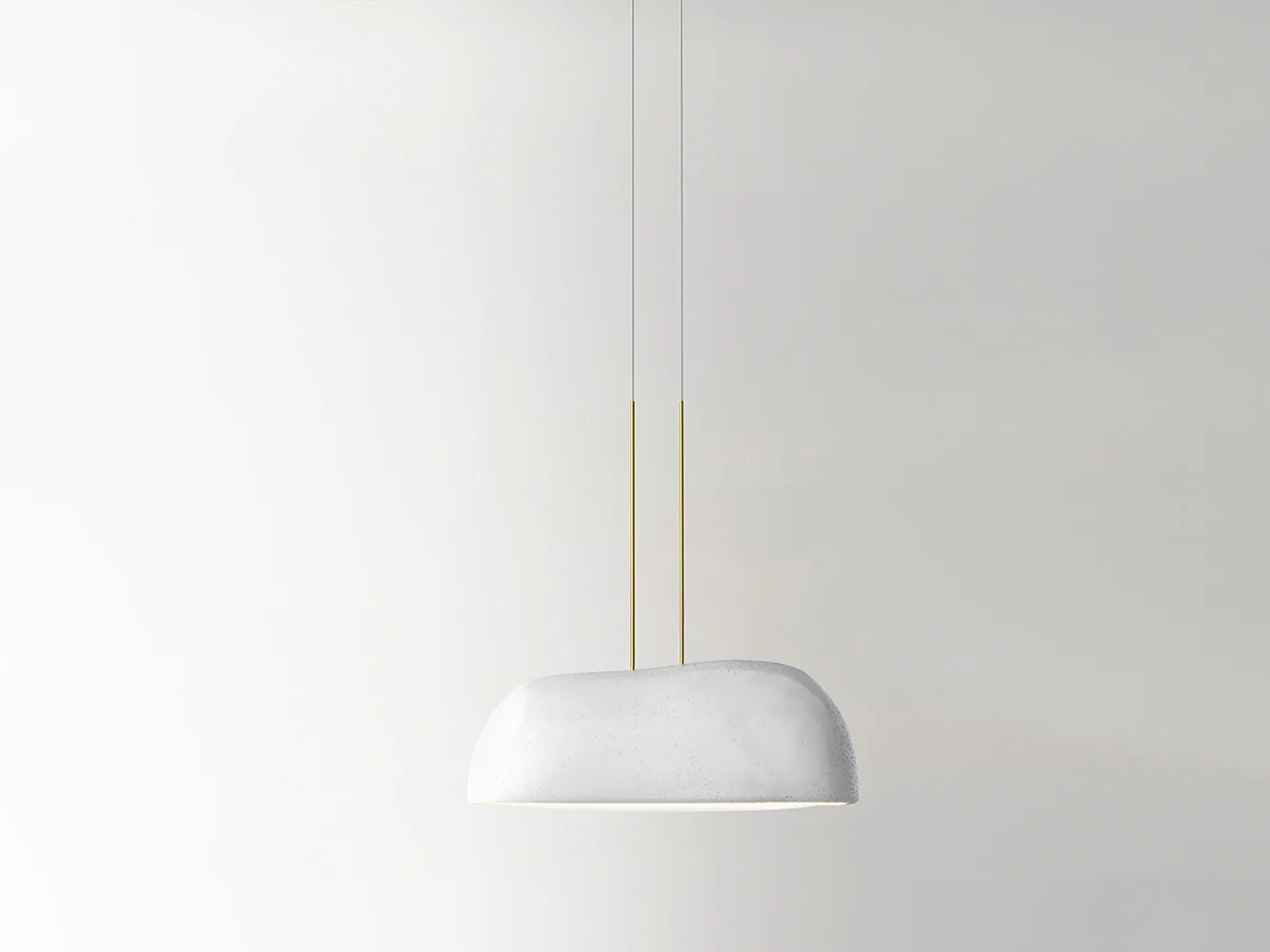 GIOPATO & COOMBES MOONSTONE SHELL PENDANT W28" x D10" x H11"