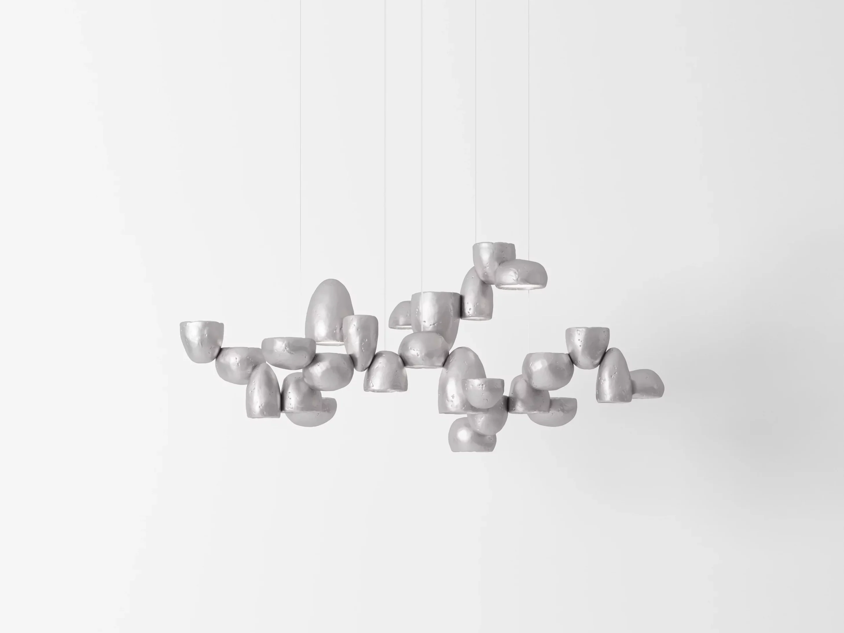 GIOPATO & COOMBES SCARABEI CHANDELIER LINEAR 90 W34.6" x D15.7" x H9.4"