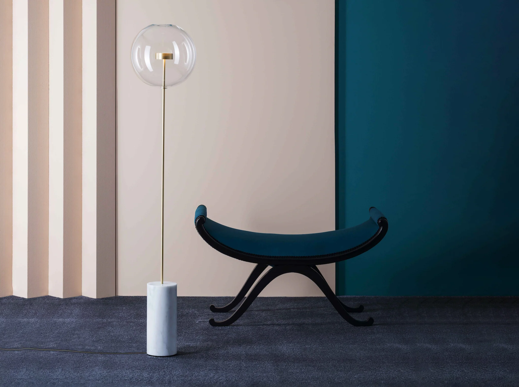 GIOPATO & COOMBES SOFFIO FLOOR 140 LAMP H55' x Ø12” - Image 3