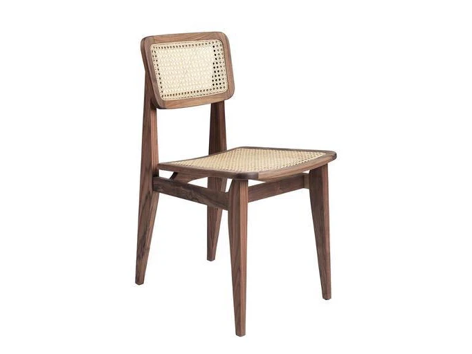 GUBI C-CHAIR DINING CHAIR / ALL FRENCH CANE W16" x D20.5" x H31" x SH18" - Image 3