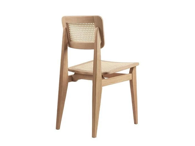GUBI C-CHAIR DINING CHAIR / ALL FRENCH CANE W16" x D20.5" x H31" x SH18" - Image 4