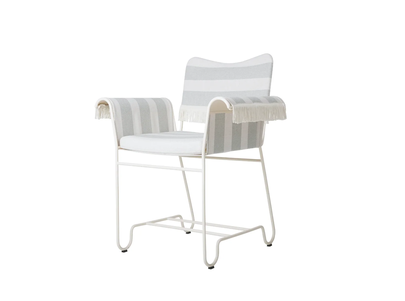GUBI MATHIEU MATĂGOT TROPIQUE DINING CHAIR WITH FRINGE D23" x W28" x H34" x SH18" - Image 3