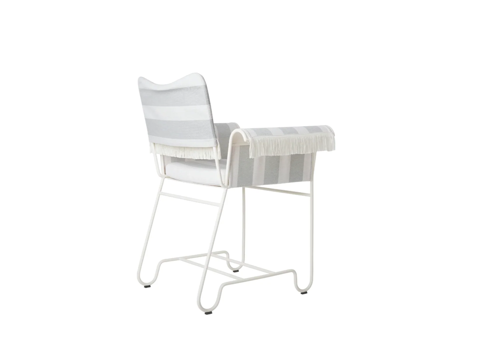 GUBI MATHIEU MATĂGOT TROPIQUE DINING CHAIR WITH FRINGE D23" x W28" x H34" x SH18" - Image 4