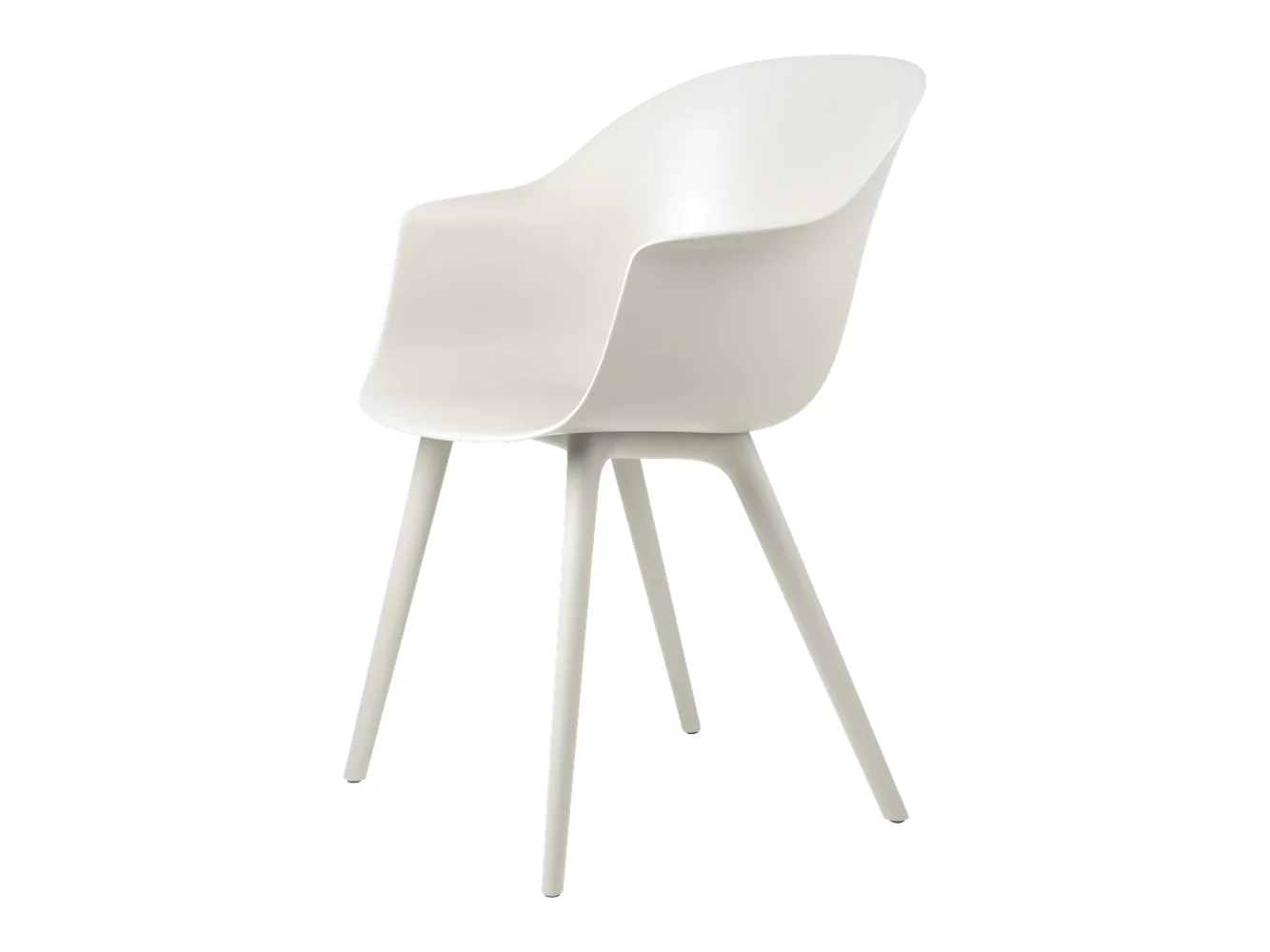 GUBI BAT DINING CHAIR / OUTDOOR D22.4" x W24" x H32.6 x SH17.5" - Image 2