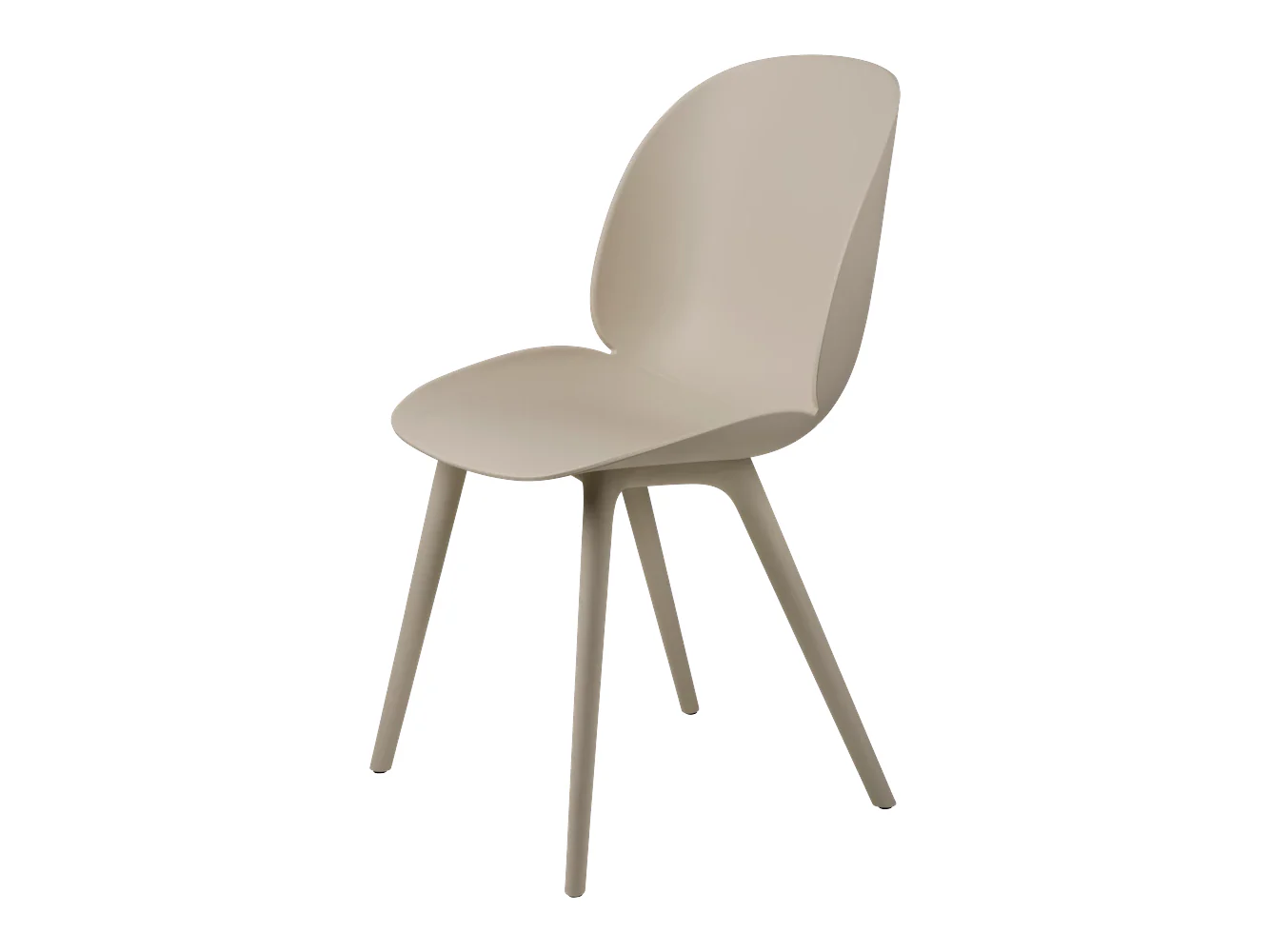 GUBI BEETLE DINING CHAIR / OUTDOOR D22.8" x W22" x H34.2 x SH17.7"
