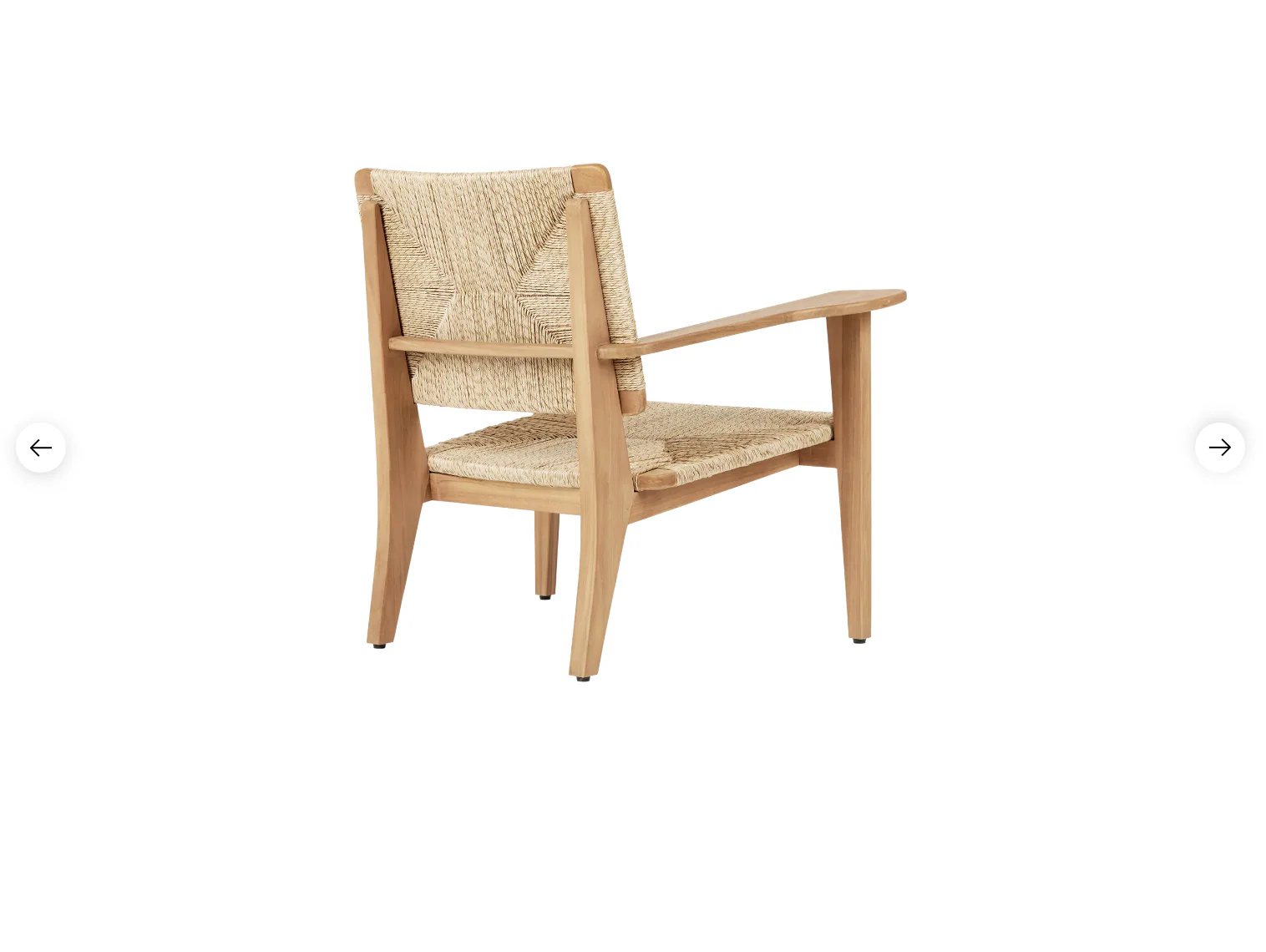 GUBI OUTDOOR F-CHAIR D28" x W33.9" x H31.9 x SH15" - Image 2