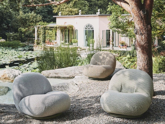 GUBI PACHA OUTDOOR LOUNGE CHAIR W30" x D33.5" x H25.5" x SH14.5" - Image 3