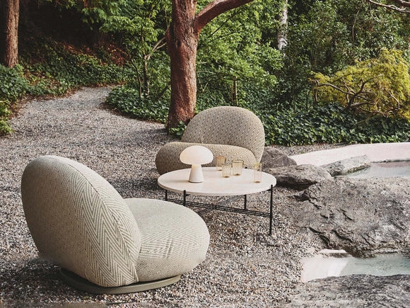 GUBI PACHA OUTDOOR LOUNGE CHAIR W30" x D33.5" x H25.5" x SH14.5" - Image 4