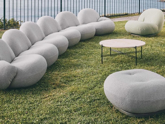 GUBI PACHA OUTDOOR LOUNGE CHAIR W30" x D33.5" x H25.5" x SH14.5" - Image 5