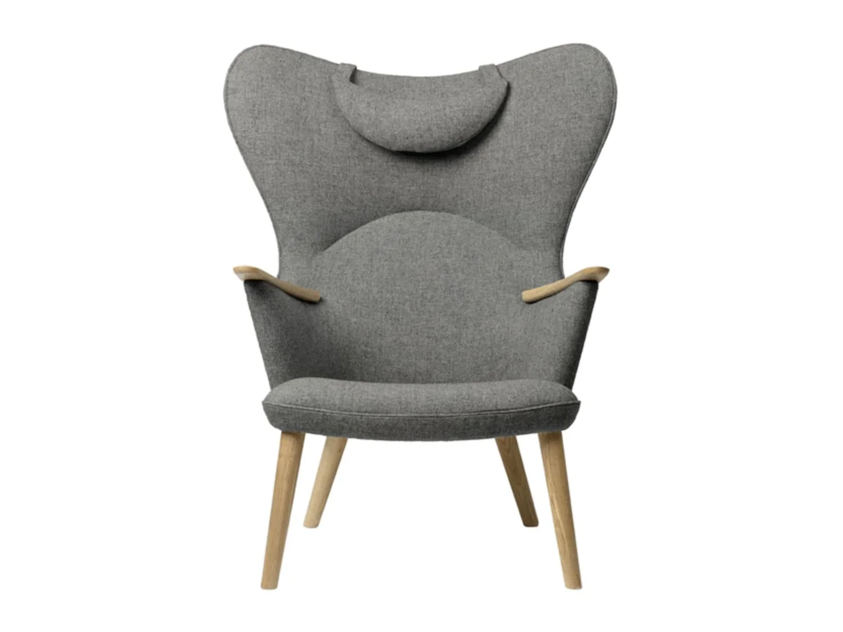 CARL HANSEN HANS WEGNER CH78 MAMA BEAR CHAIR H41.7" x W33.1" x D31.5" x SH15.7" - Image 4