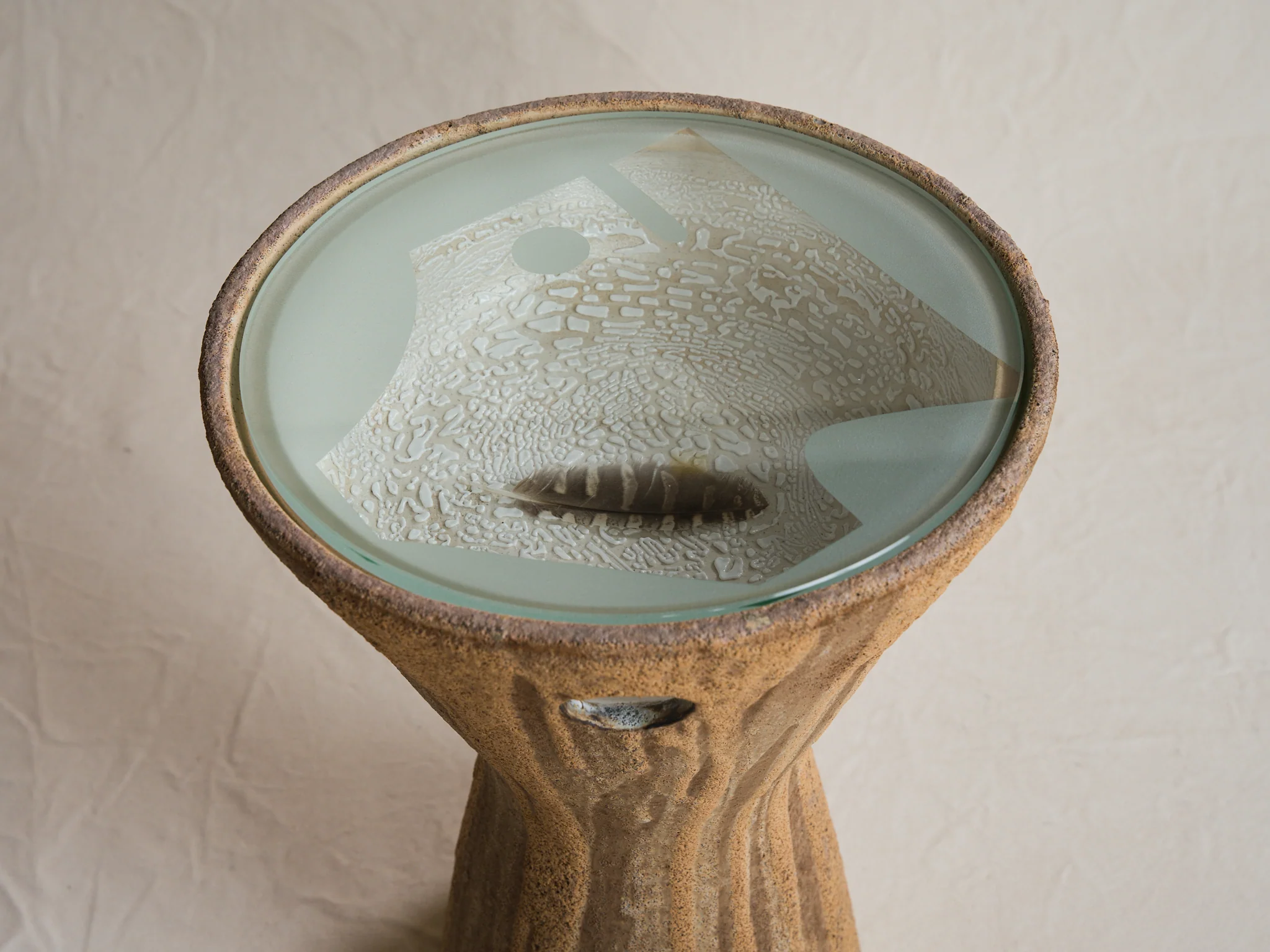 HEATHER ROSENMAN THE RELIQUARY TABLE LETO / LUNA W13" x H20" x D13" - Image 3