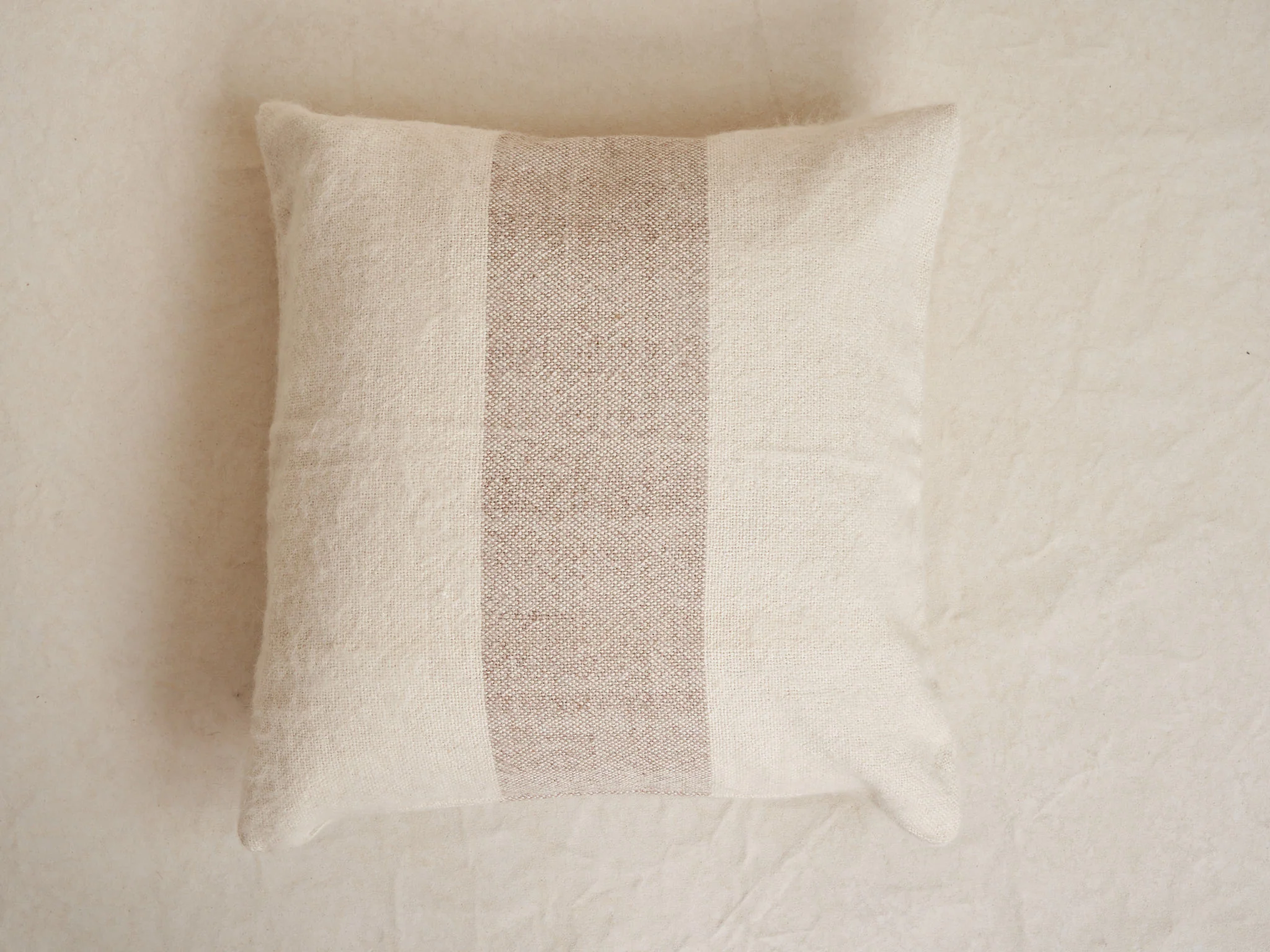 IDENTIDAD ARGENTINA NUBES CUSHION / IVORY + BEIGE 22" x 22"