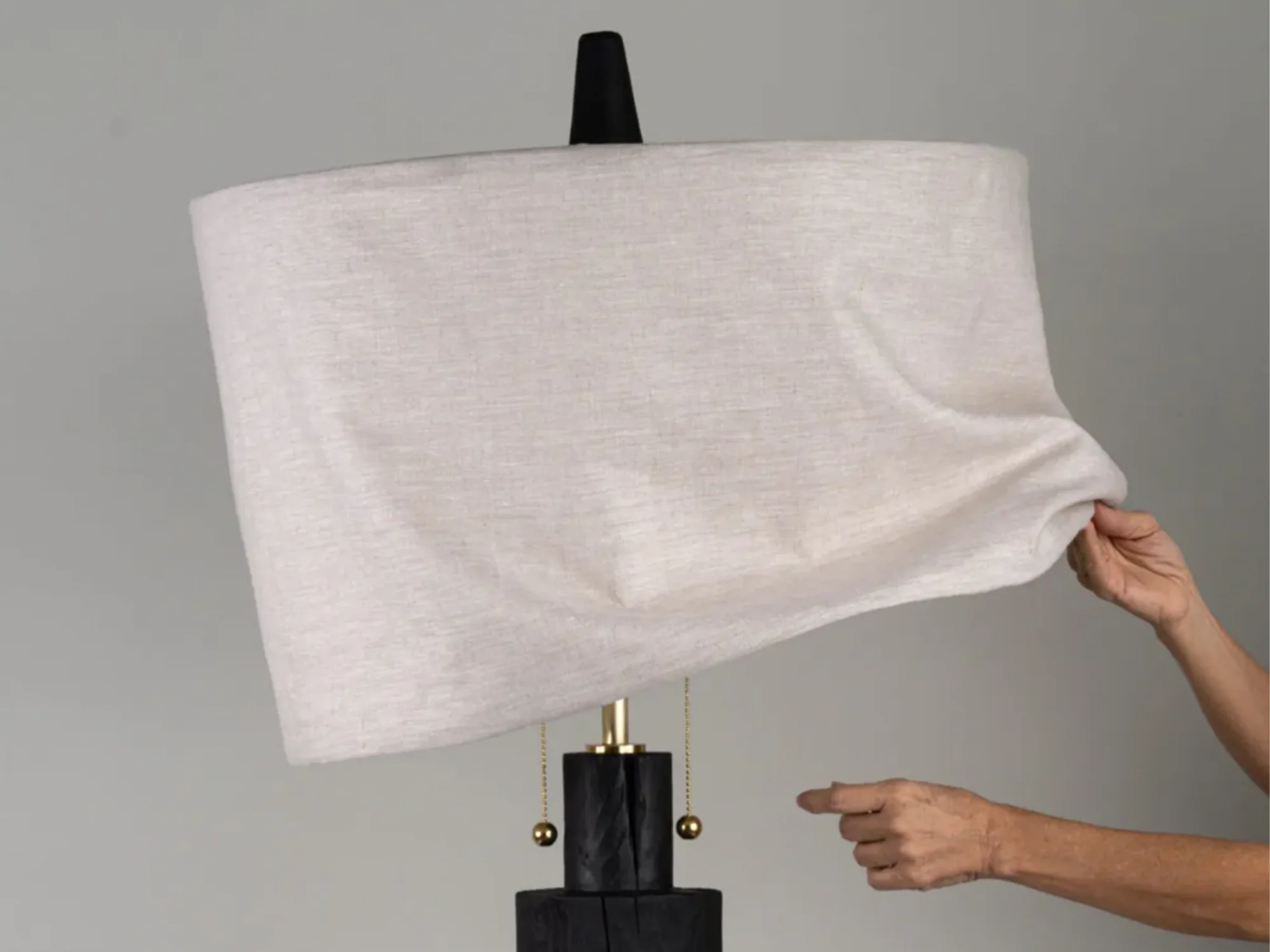 ISABEL MONCADA MEZQUITE FLOOR LAMP H71" x Ø24" - Image 3