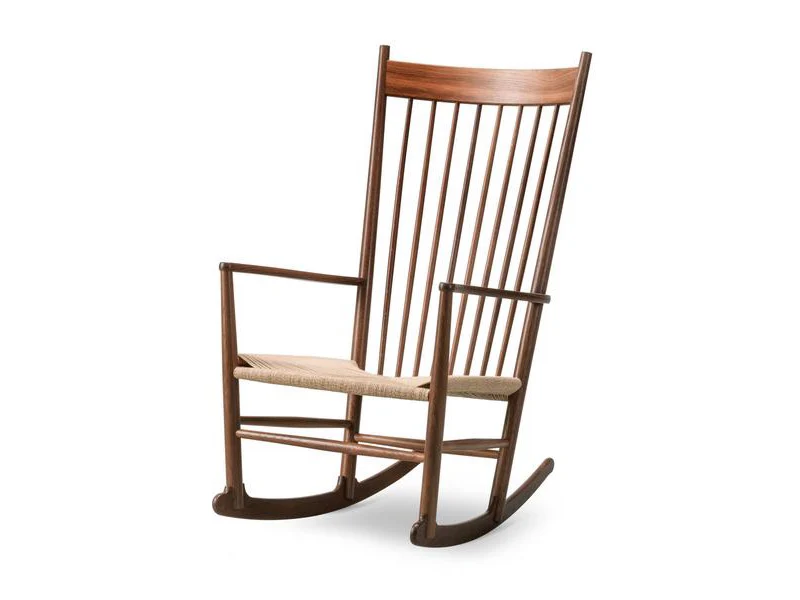 FREDERICIA HANS WEGNER J16 ROCKING CHAIR W24.8" x D36.61" x H42.13" x SH16.54" - Image 4