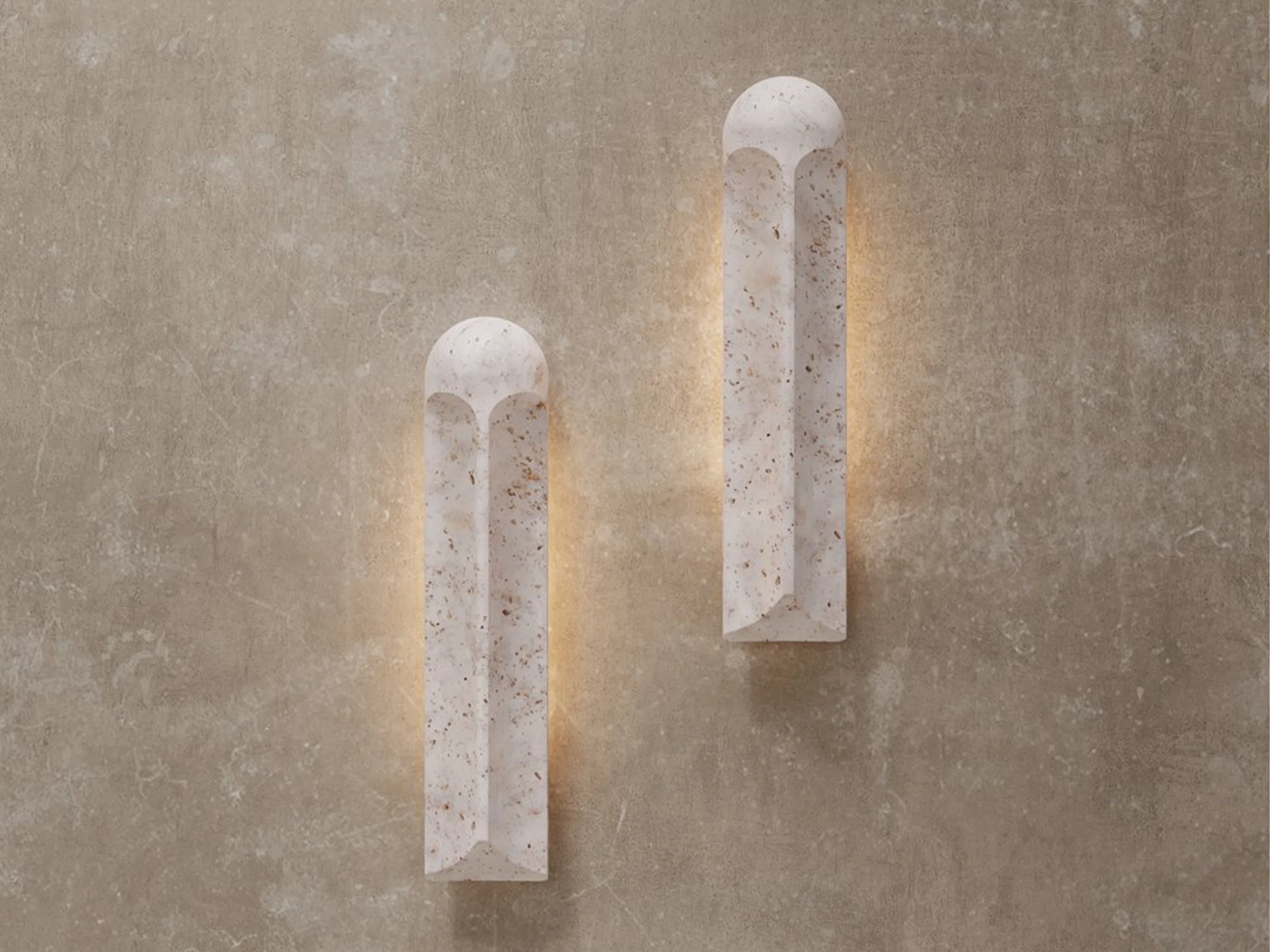 JAN GARNCAREK BABA SCONCE / STONE W4" x D3.5" x H19" - Image 3