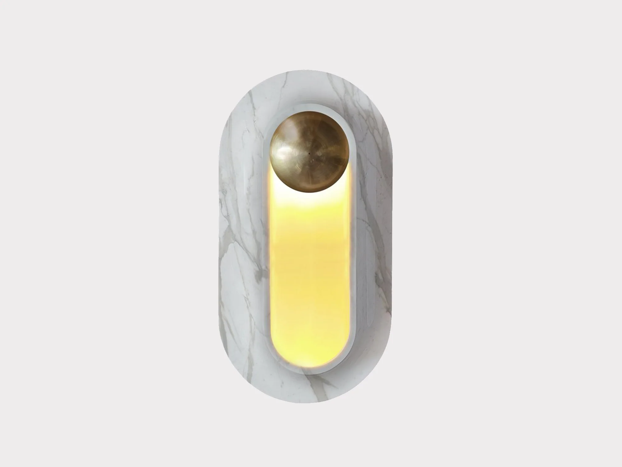 JAN GARNCAREK PFAFFIKON SCONCE / CARRARA W10" x D5" x H18" - Image 2