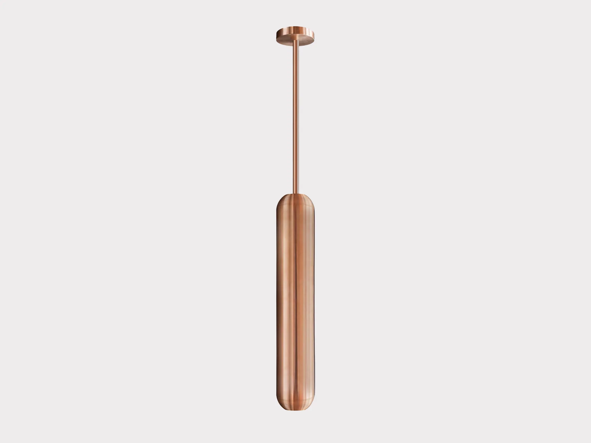 JAN GARNCAREK U2 PENDANT / COPPER W4" x D4" x H22"