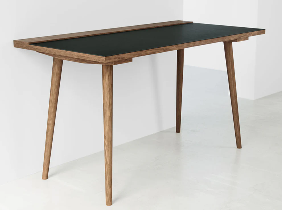 KBH LEATHER DESK W51.2" x D27.5" x H28.1" - Image 5