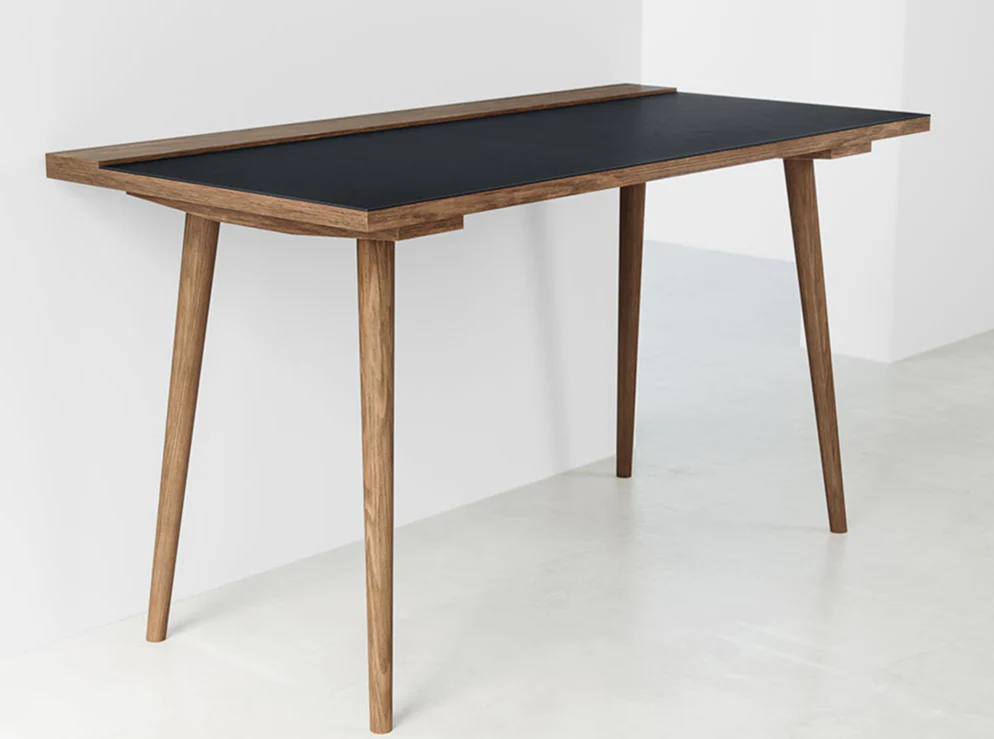 KBH LEATHER DESK W51.2" x D27.5" x H28.1" - Image 6