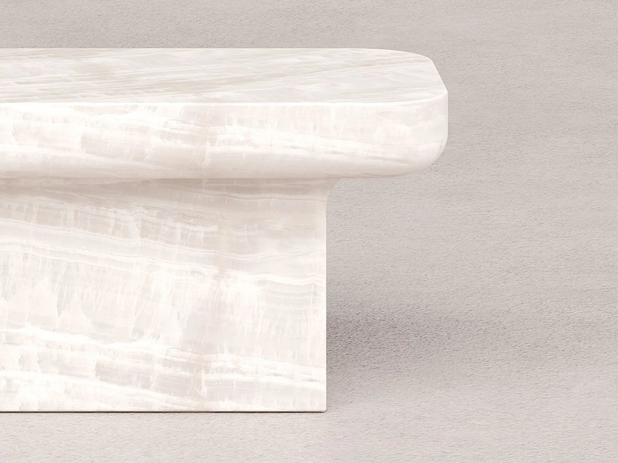 KERSTENS MONO BENCH STONE / 1600 W62.9" x D16.5" x H15.7" - Image 4