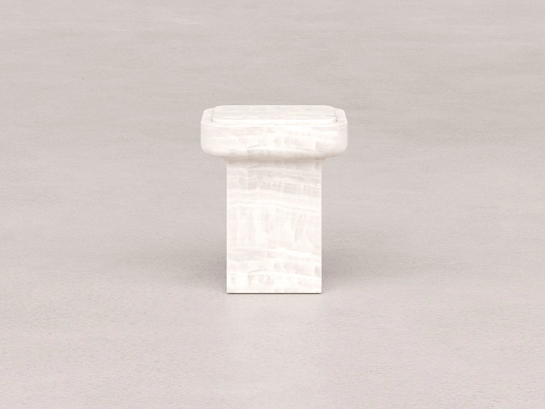 KERSTENS MONO SIDE TABLE STONE / STRATUM