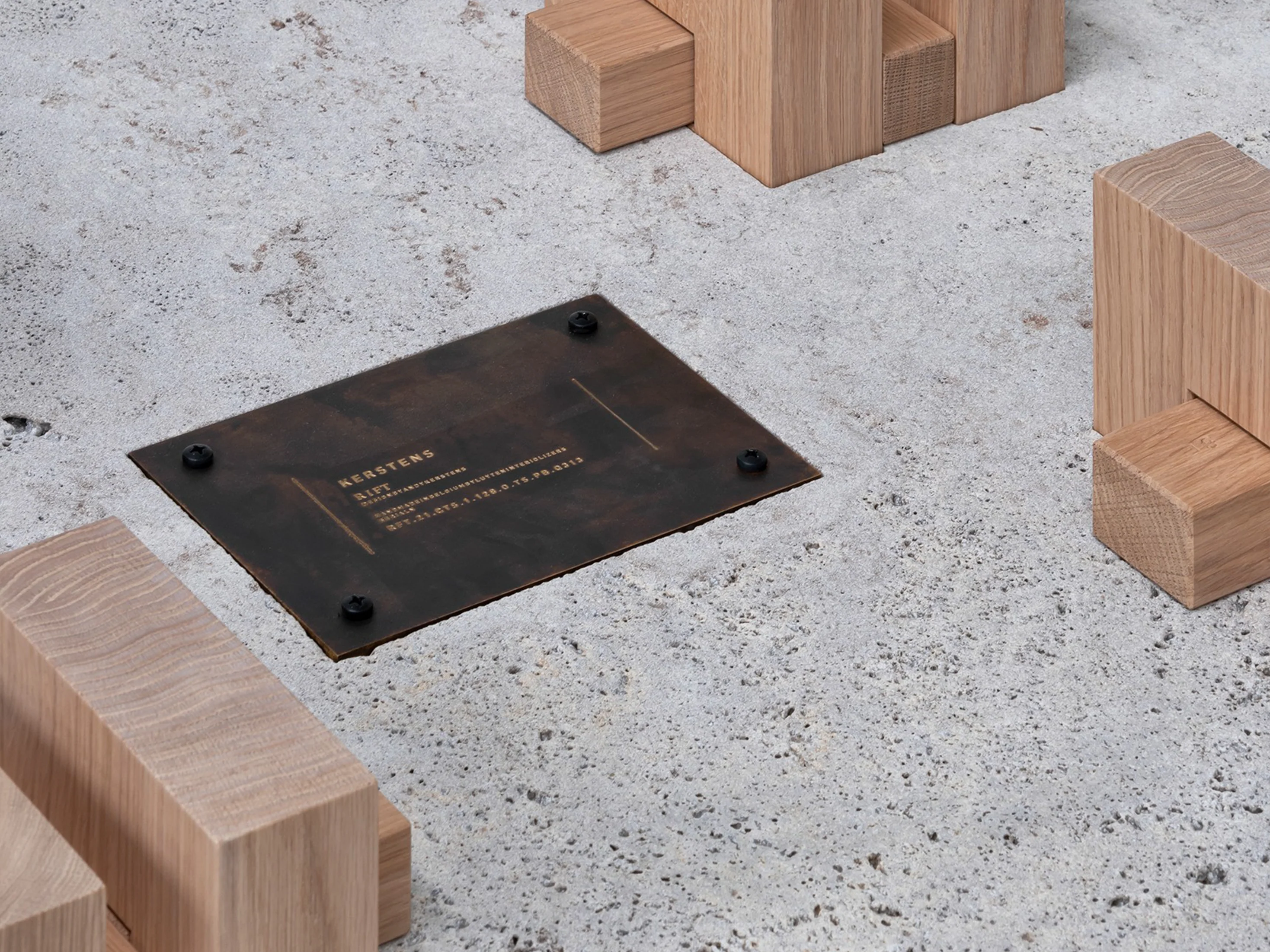 KERSTENS RIFT COFFEE TABLE / WOOD + STONE - Image 3