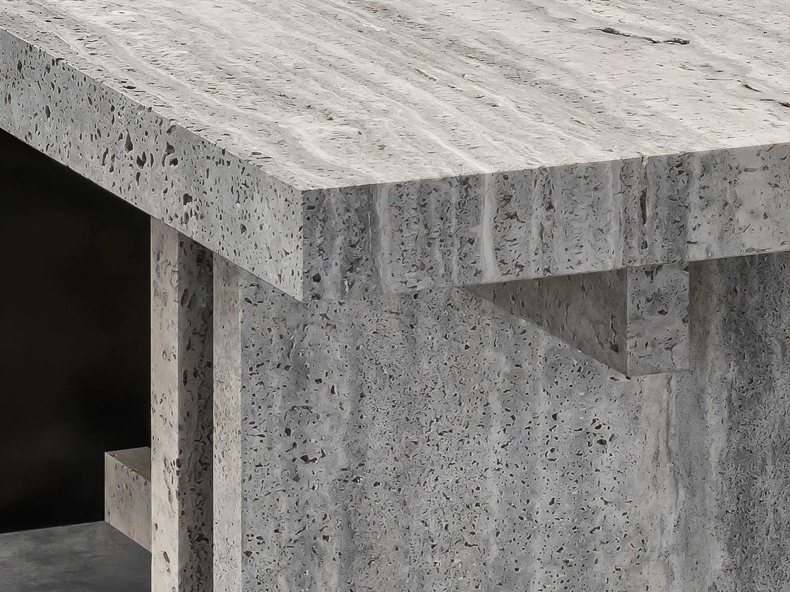 KERSTENS RIFT DINING TABLE / STONE - Image 3