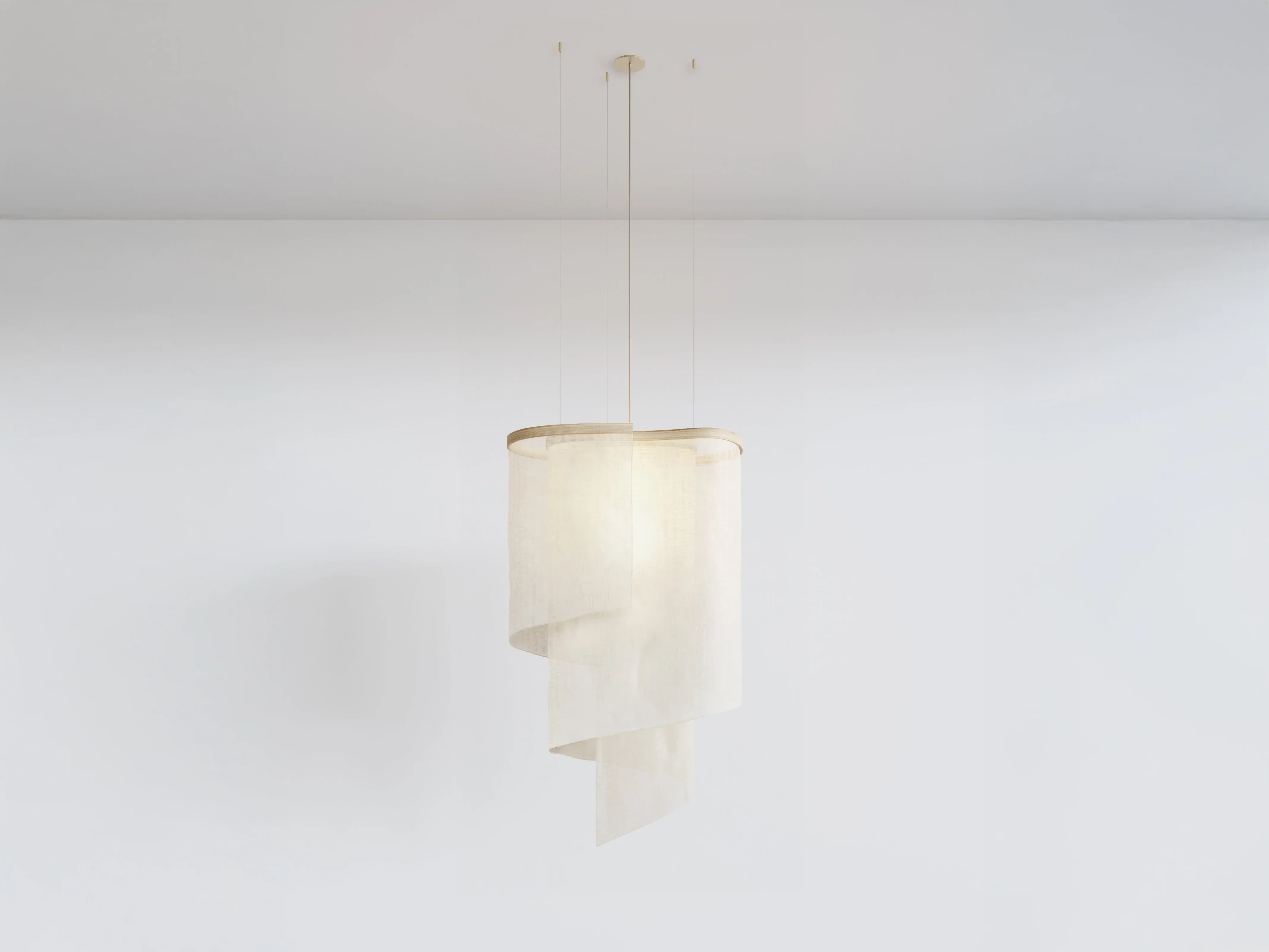 LADIES & GENTLEMEN ALTOSTRATUS 3 CHANDELIER W34.5" x D26.5" x H57"