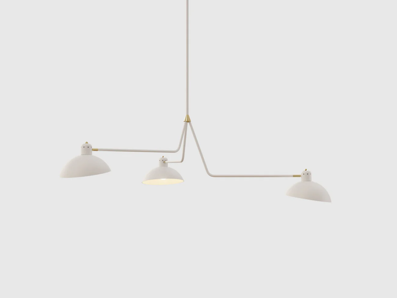 LAMBERT ET FILS WALDORF TRIPLE CHANDELIER Ø60" x H18" - Image 3