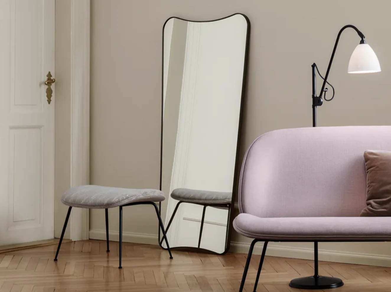 GUBI GIO PONTI  LARGE F.A. 33 MIRROR H57” x W27 - Image 3