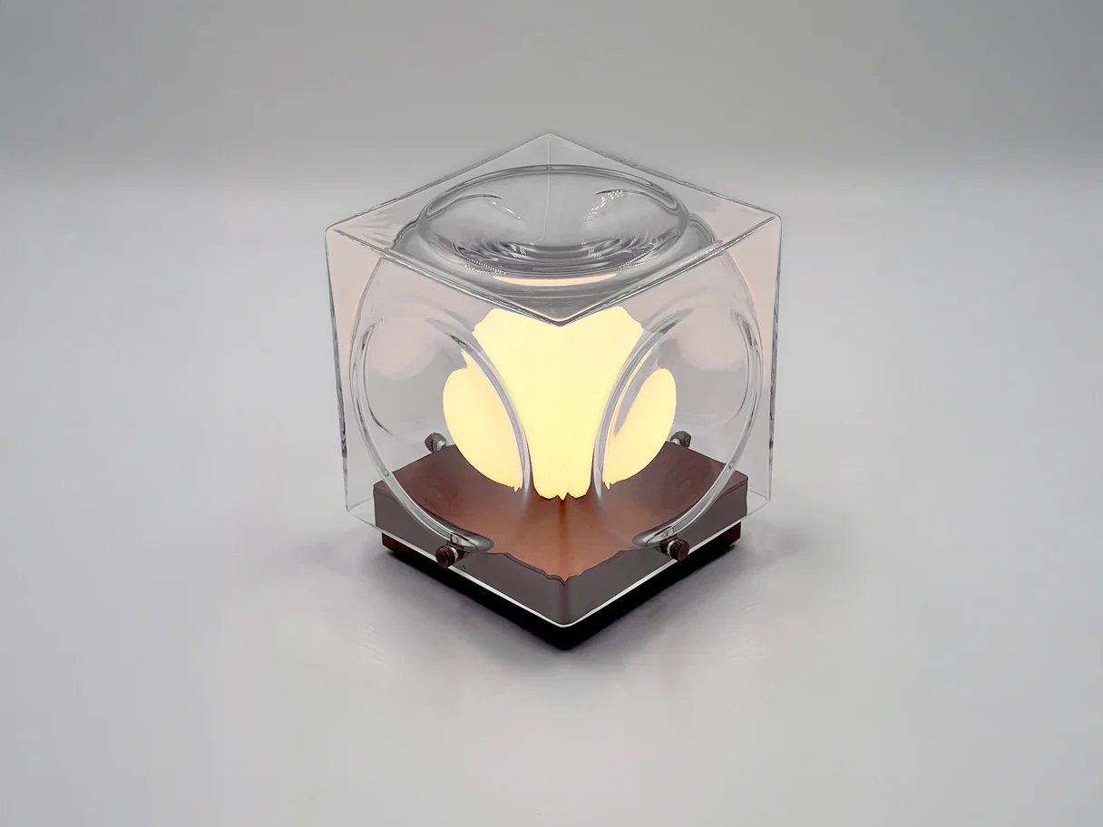 LEE BROOM CHANT SURFACE PORTABLE TABLE LAMP L5" x W5" x D5" - Image 2