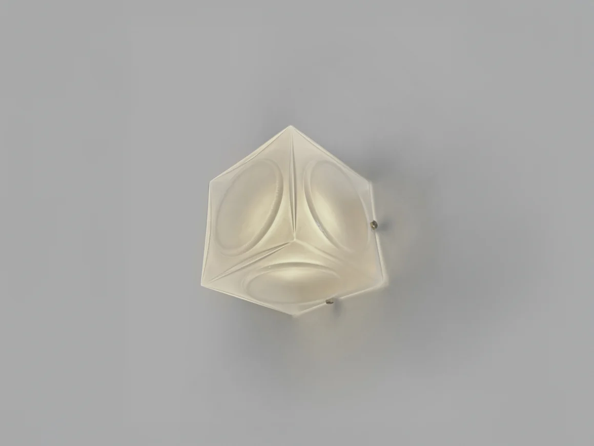 LEE BROOM CHANT SURFACE WALL SCONCE L5" x W5" x D5" - Image 3