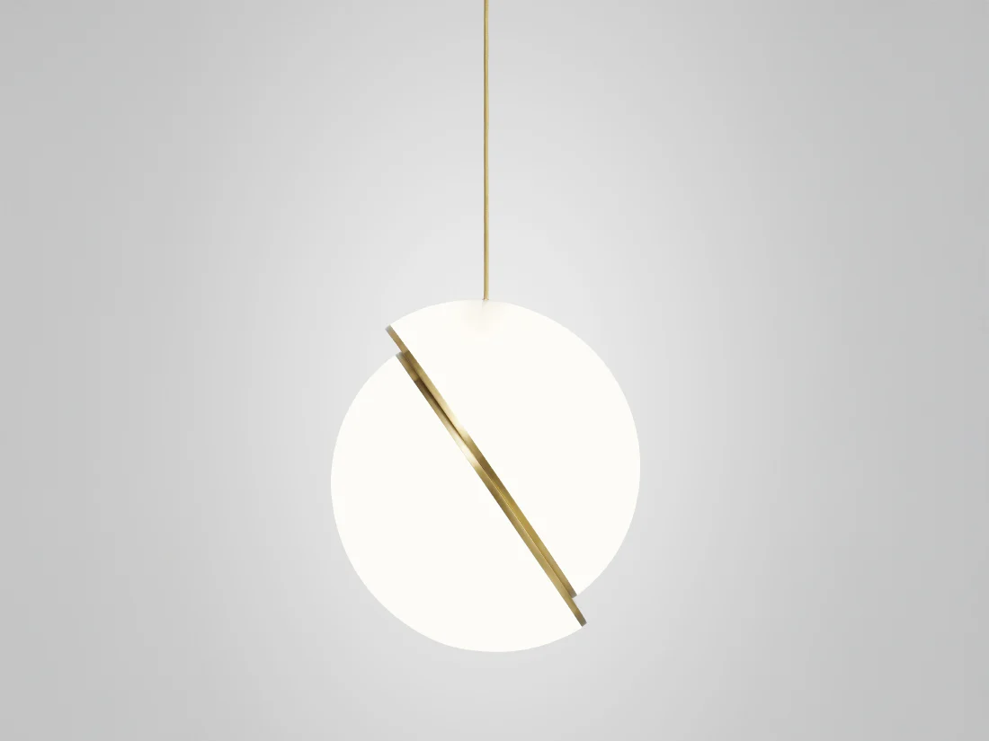 LEE BROOM CRESCENT LIGHT PENDANT Ø15" x H17" - Image 2