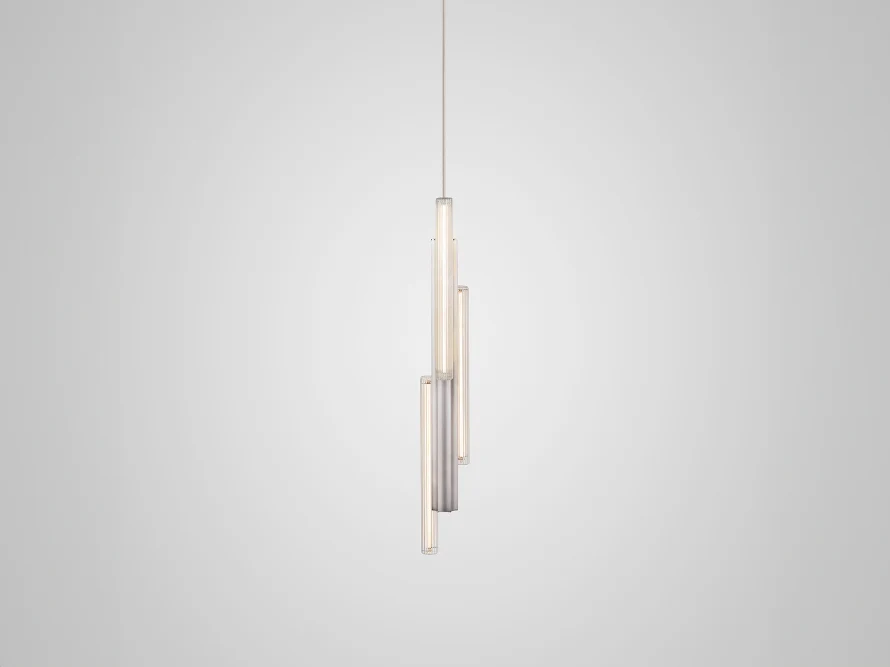 LEE BROOM HAIL 3 LIGHT PENDANT / SHORT H24.5" x W3.5" x D3"