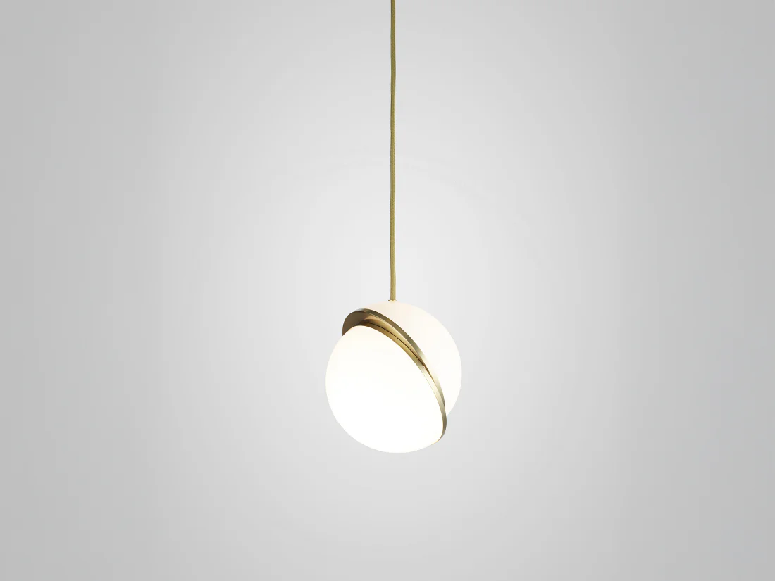 LEE BROOM CRESCENT LIGHT PENDANT / MINI Ø7.9" x H8.6" - Image 3