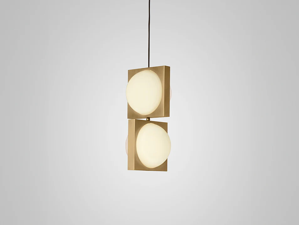 LEE BROOM SOLSTICE DUO PENDANT H18" x W8.5" x D8.5" - Image 2