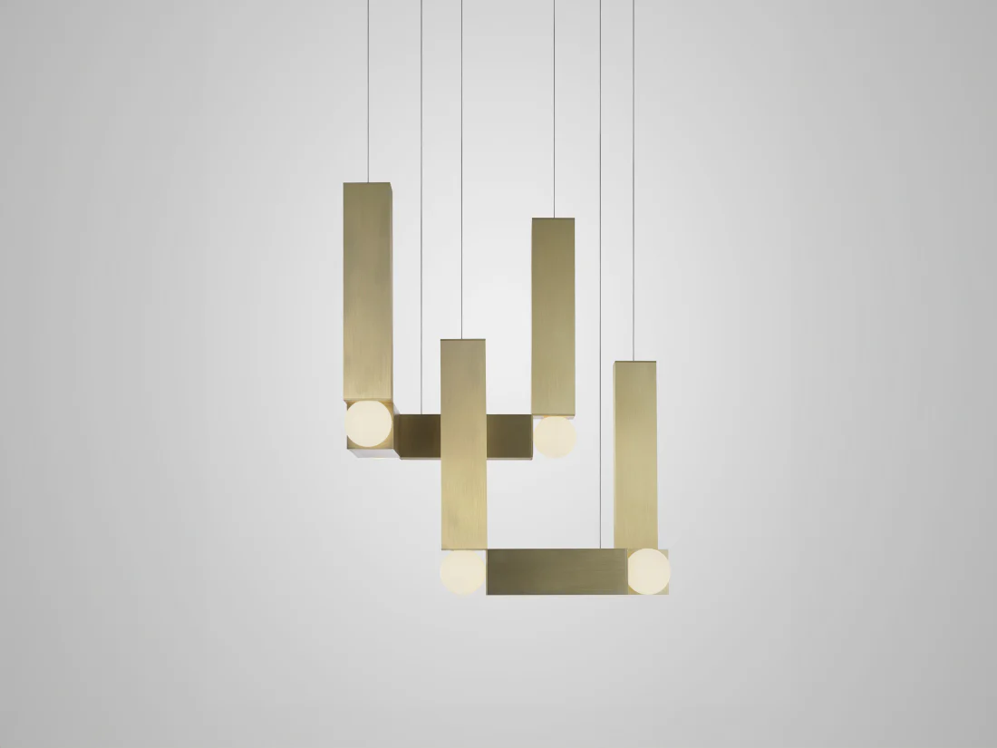 LEE BROOM VESPER DUO PENDANT H22" x W18" x D18"