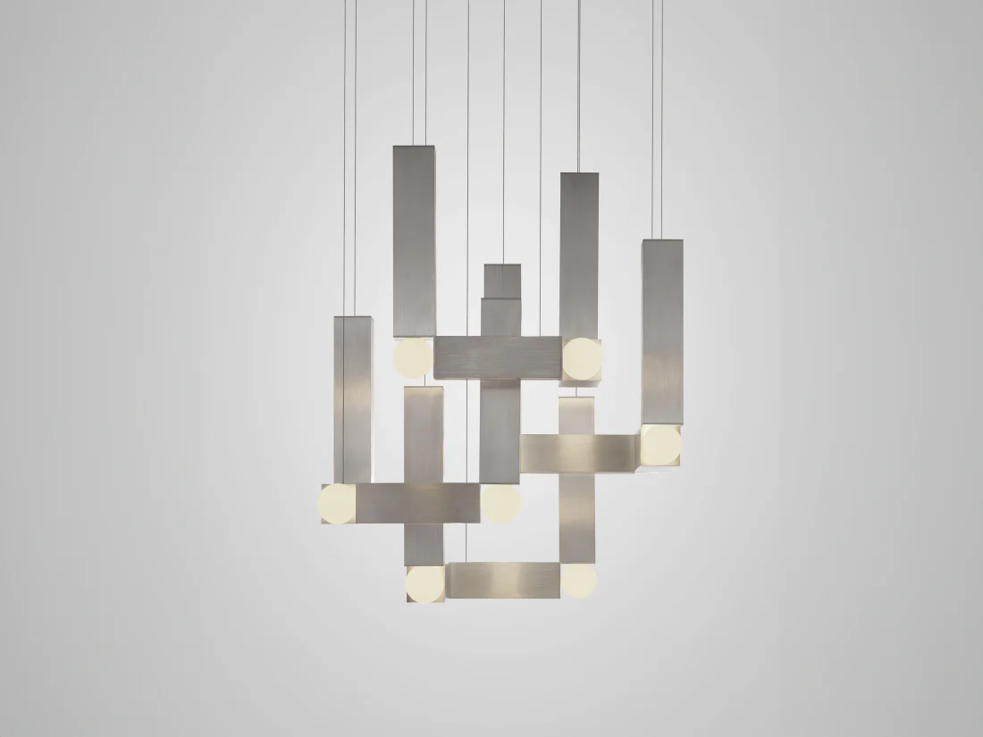 LEE BROOM VESPER QUATTRO PENDANT H29.5" x W23" x D23"