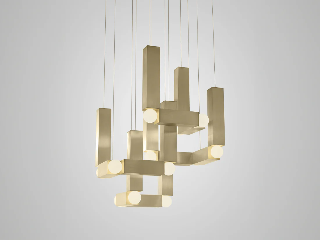 LEE BROOM VESPER QUATTRO PENDANT H29.5" x W23" x D23" - Image 2