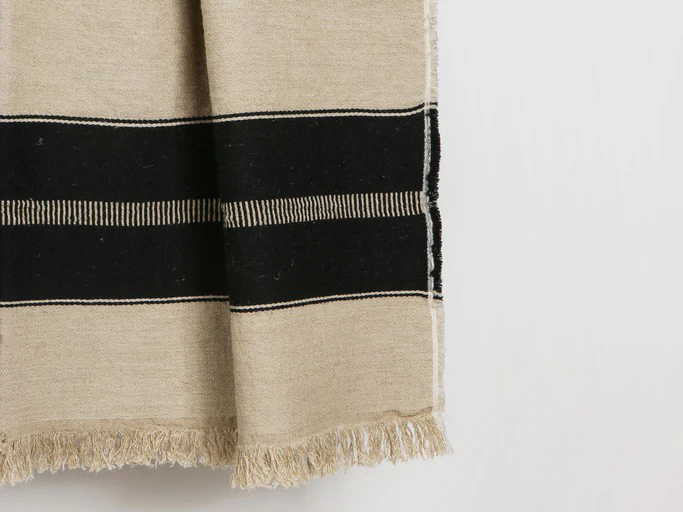 LIBECO MARSHALL MULTI STRIPES THROW 55” x 87" - Image 2