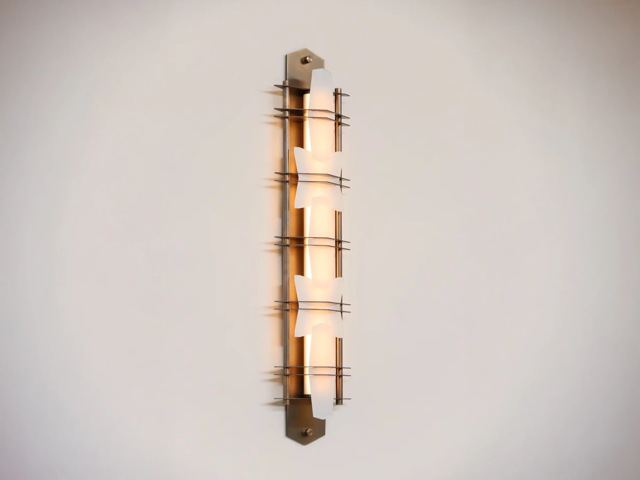 LOST PROFILE COVENANT FIVE TIER SCONCE H28.3" x W7" x D2.6" - Image 2