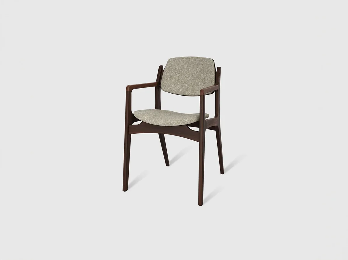 LUTECA DANESA DINING ARMCHAIR W21.75" x D23.5" x H34.5" x SH19" - Image 3