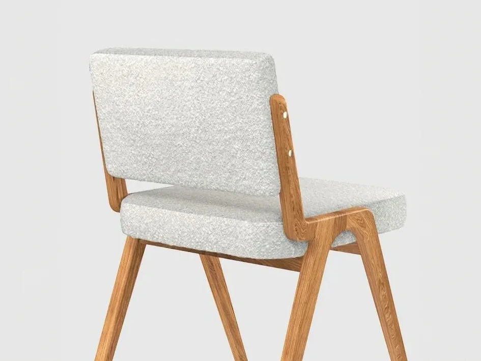 LUTECA EUGENIO DINING SIDE CHAIR W20.5" x D21.75" x H32.75" x SH18.75" - Image 4