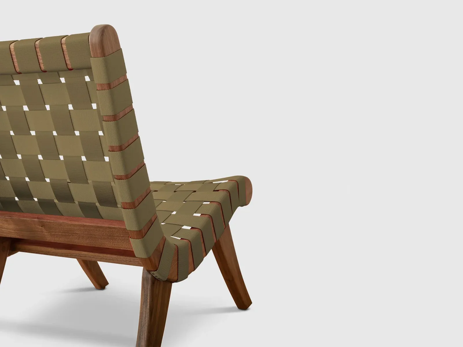 LUTECA SAN MIGUEL SIDE CHAIR / STRAPPING W21" x D25.5" x H31.5" - Image 3
