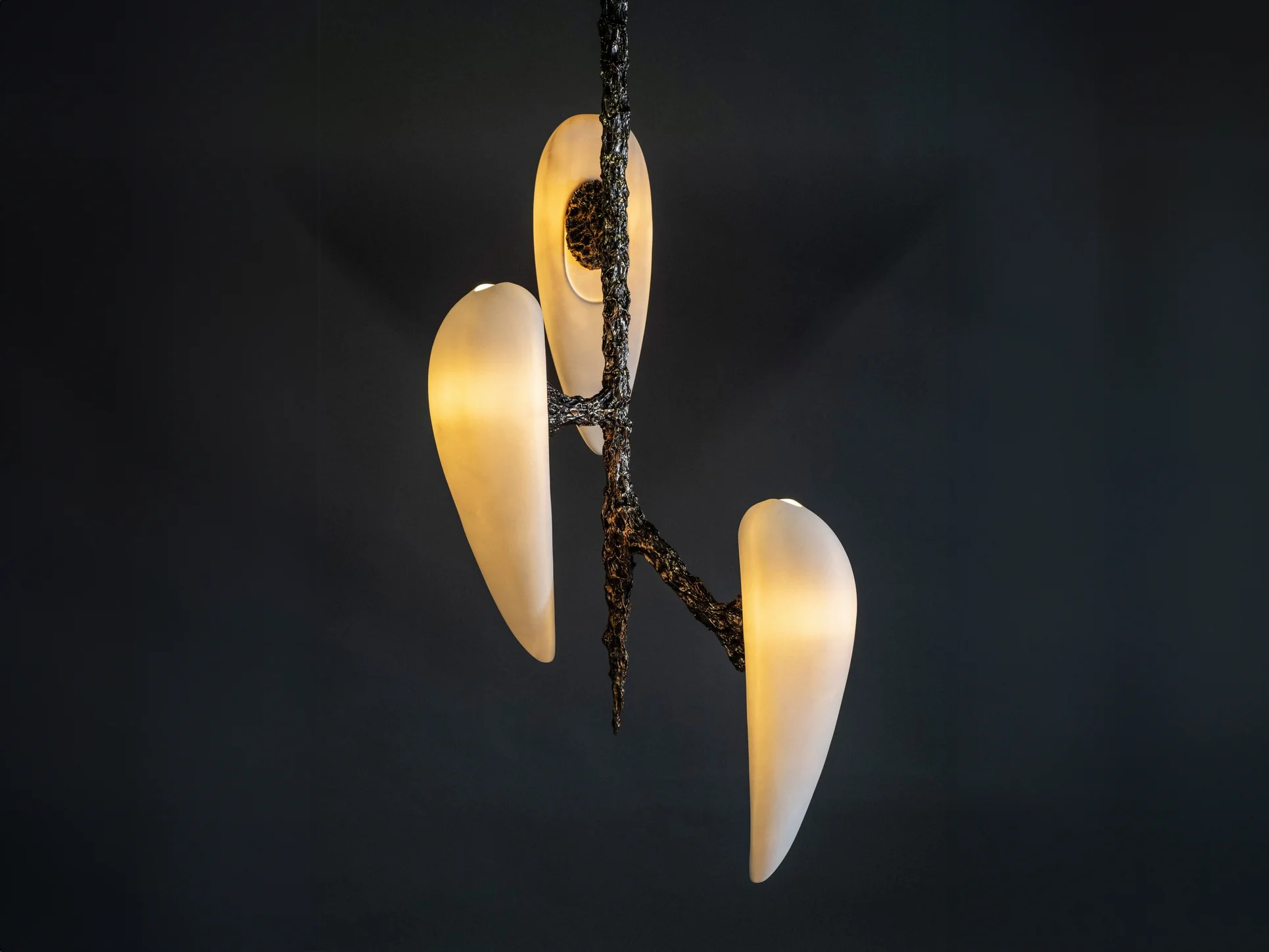 WILLIAM GUILLON LV-426 VERTICAL 3 CHANDELIER H55" x Ø27" - Image 3