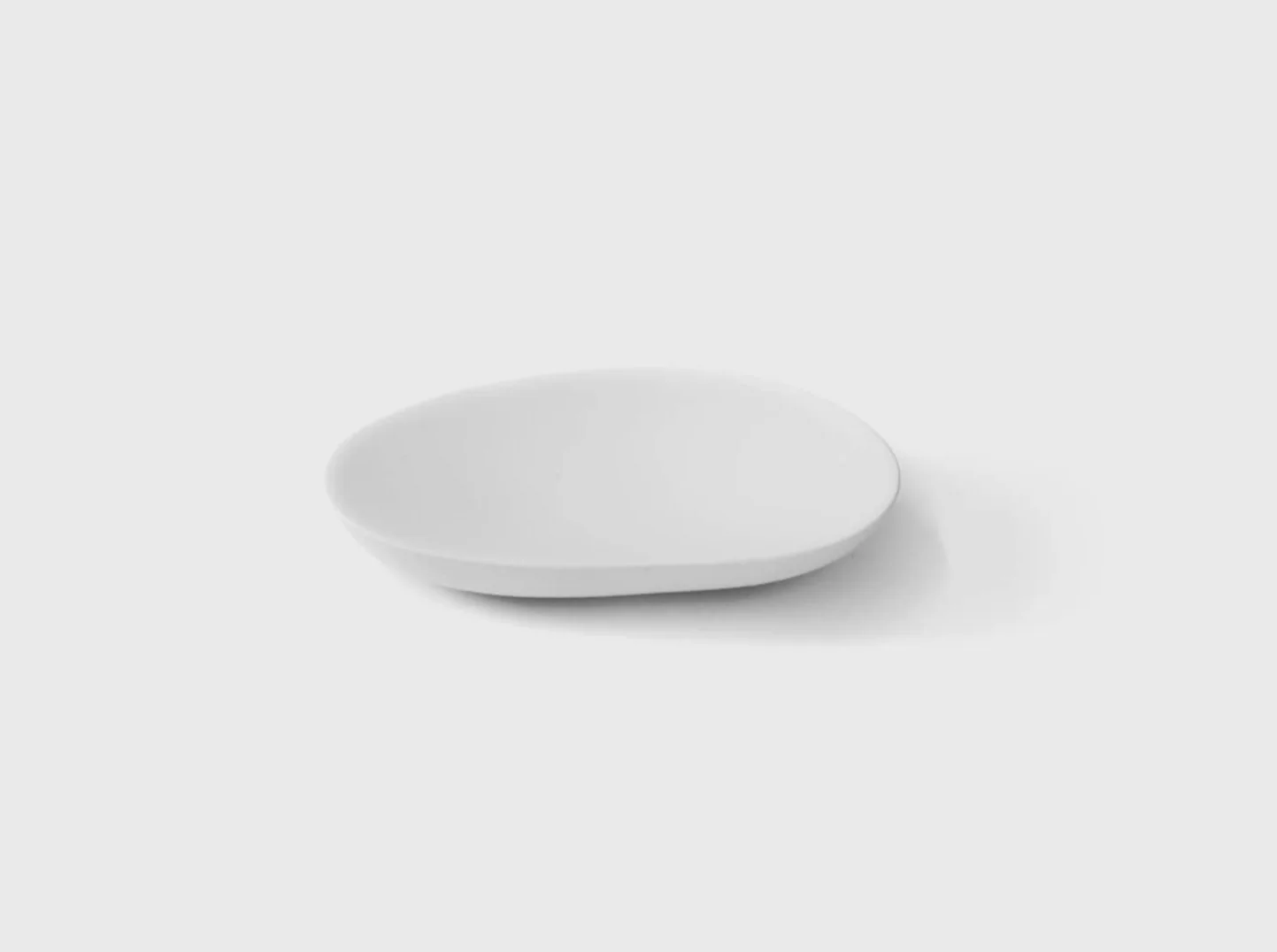 MALGORZATA BANY HAG TRINKET DISH / CHALK W5” x H1.5” - Image 2