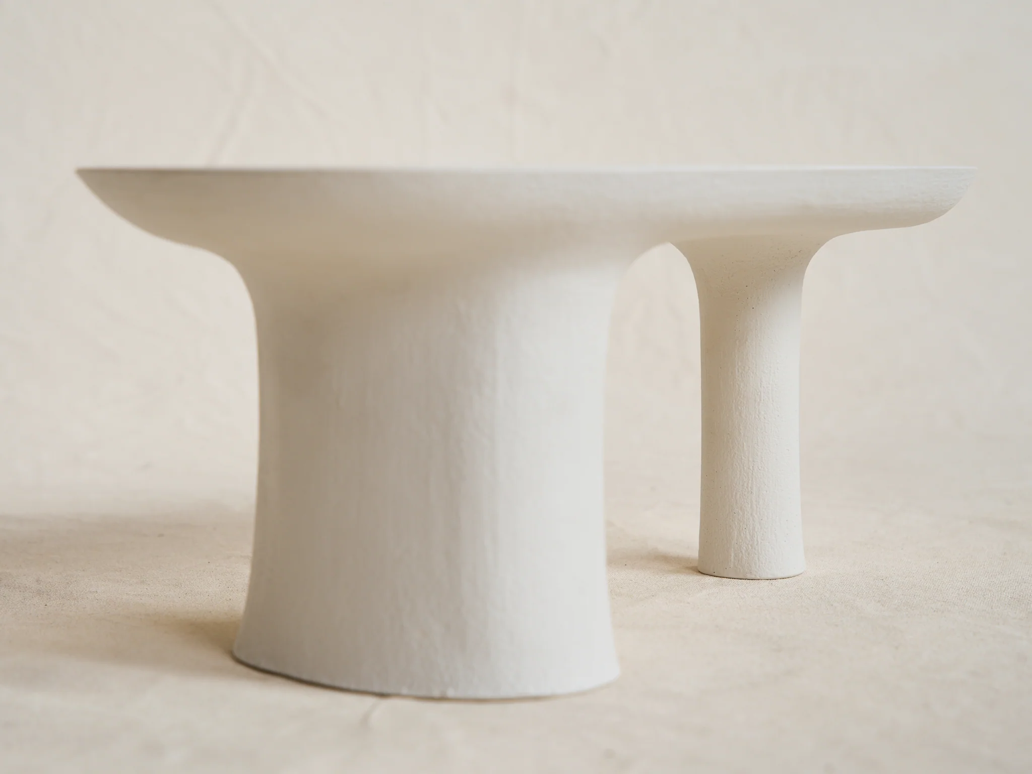 MALGORZATA BANY STEM VASE / CHALK H7” x D8” x W17” - Image 4