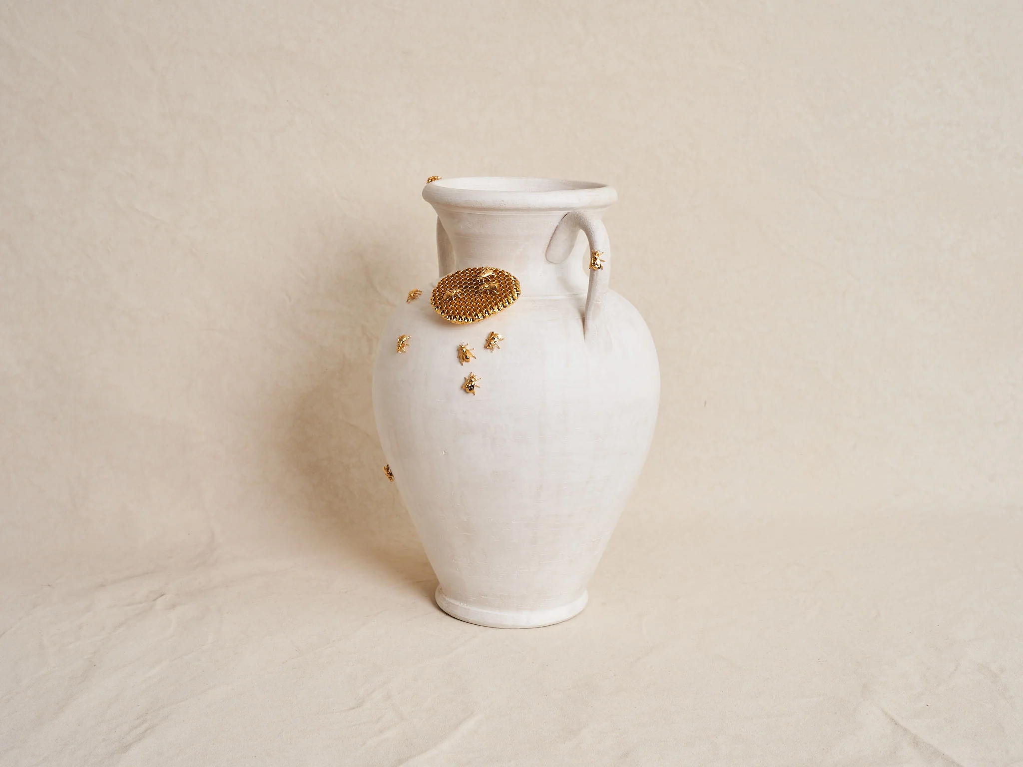 MARCANTONIO DE RERUM NATURA BEES VASE / 1 Ø8.2" x H21" - Image 2